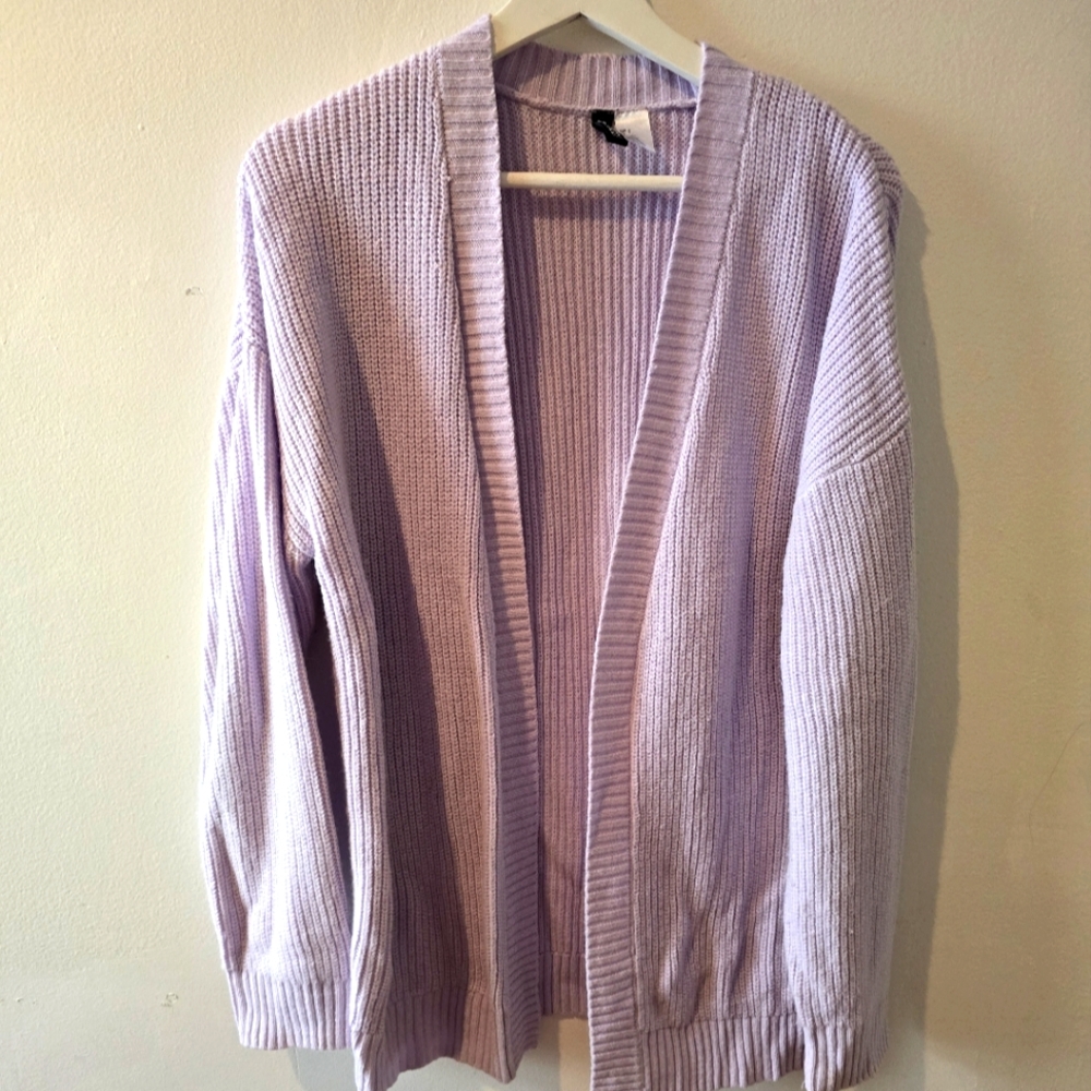 H&M Divided Lavender Cardigan